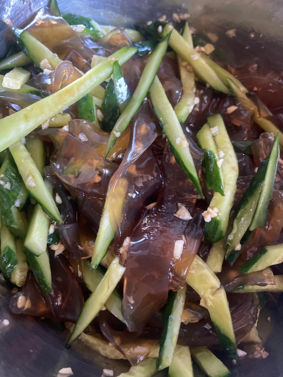 夏日必备爽口开胃黄瓜黑木耳拌粉皮