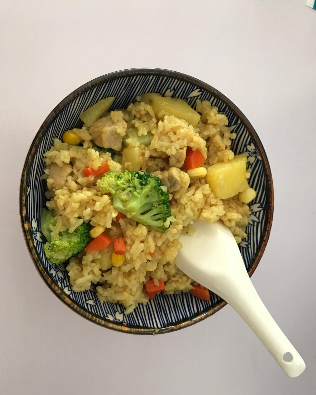 什蔬咖喱炒饭