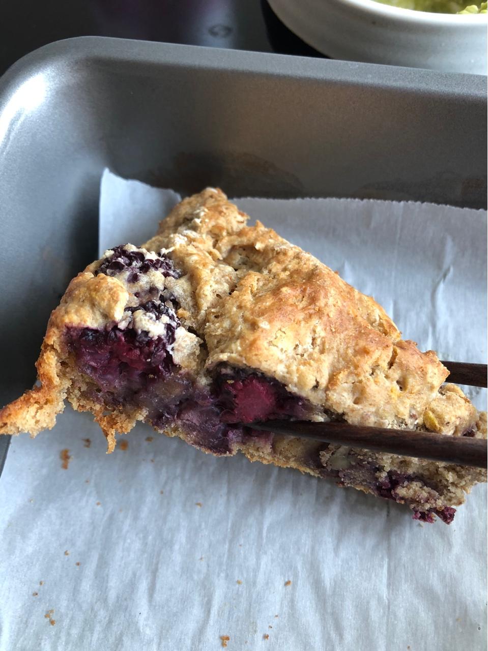 黑莓全麦早餐司康丨健康·烘焙<好好吃饭2>