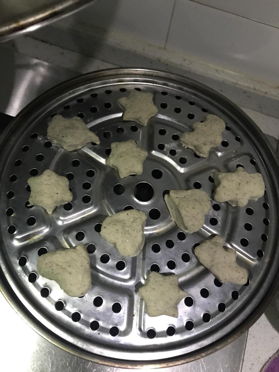 奶香黑芝麻馒头