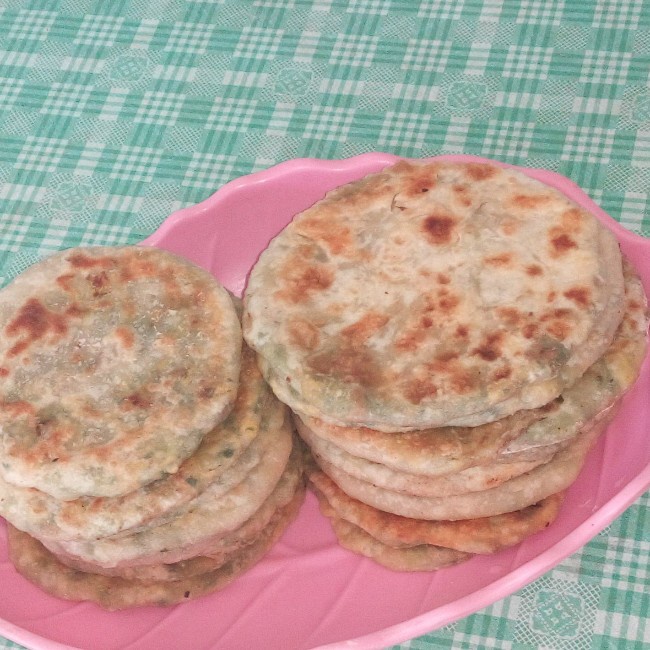 韭菜鸡蛋馅饼