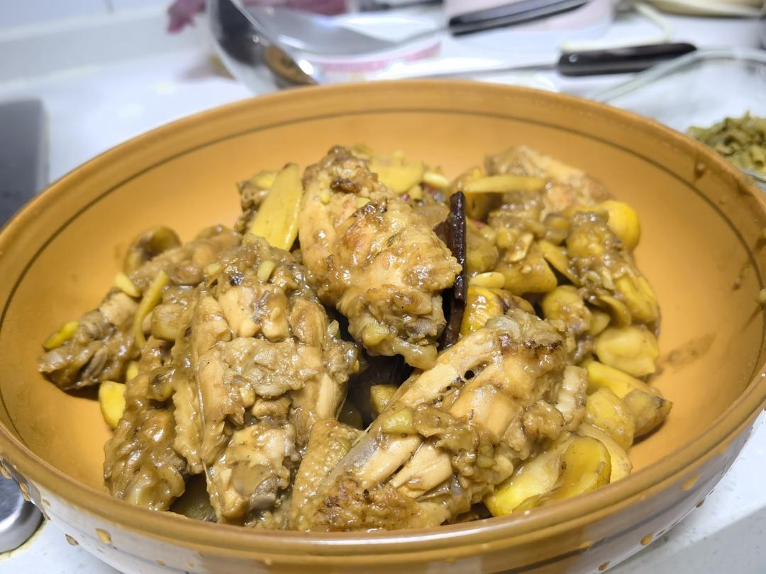 板栗烧鸡翅