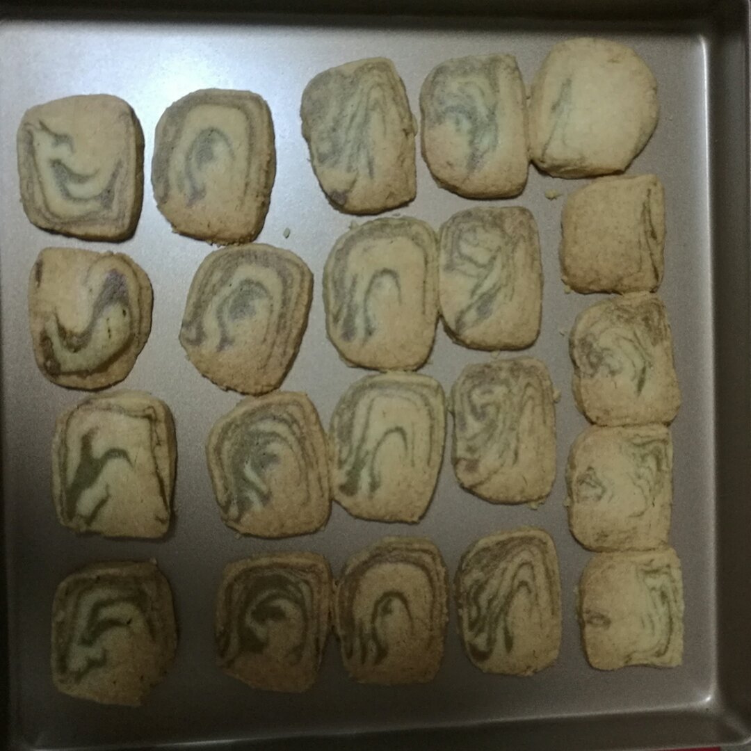 抹茶大理石饼干（抹茶控必备）