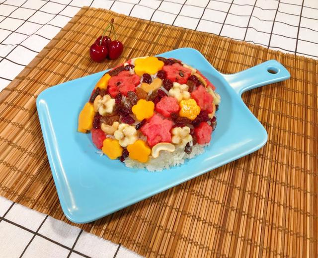 甜蜜水果糯米饭的做法