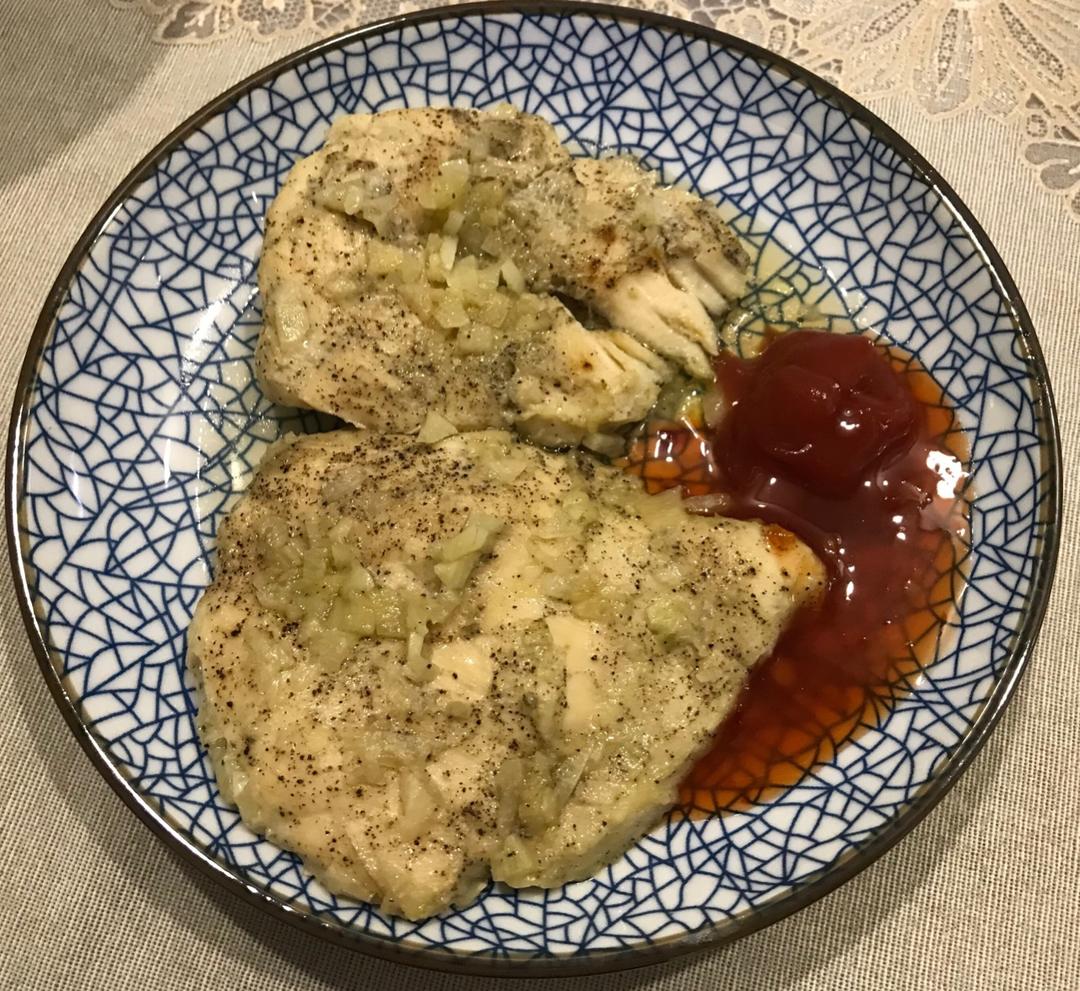 酷炫屌炸天好吃的煎鸡胸肉（香蒜蜂蜜煎鸡胸肉）