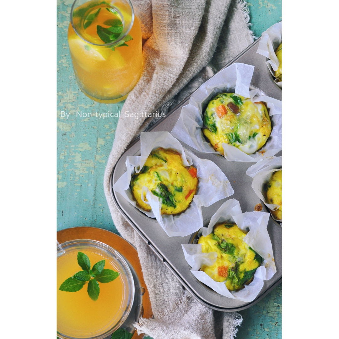 早餐鸡蛋杯cupcake Frittata