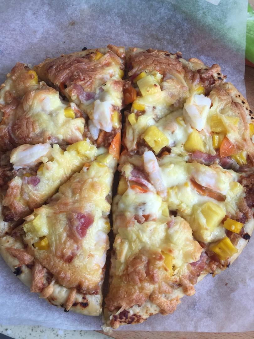 儿子说比BSK好吃的披萨（含披萨酱、饼底做法）