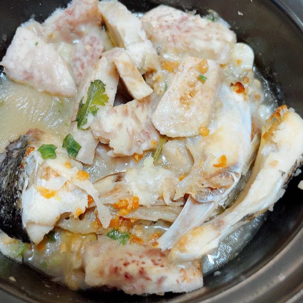 潮汕名菜--松鱼头焖芋🥘