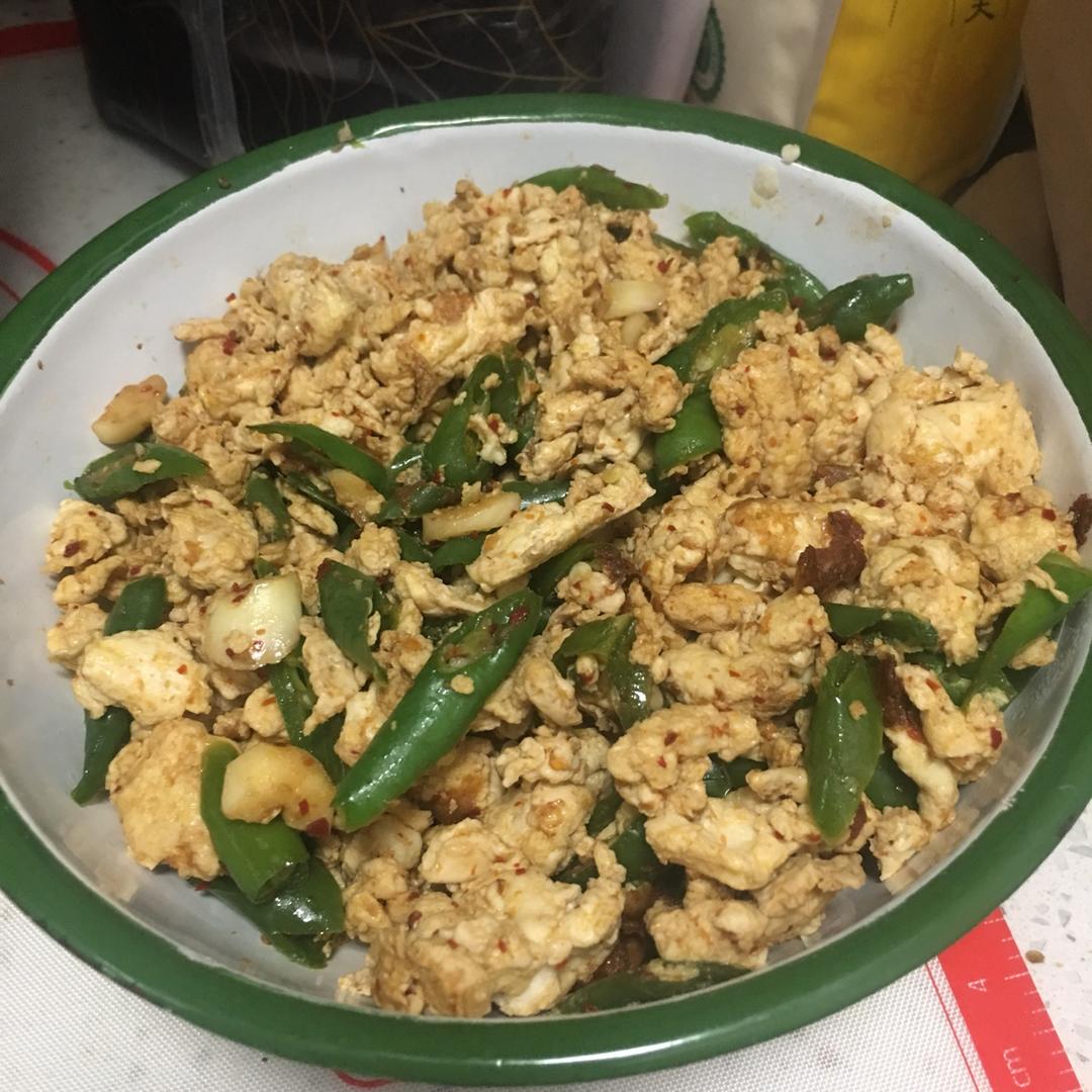 快炒咸蛋清（咸鸭蛋）