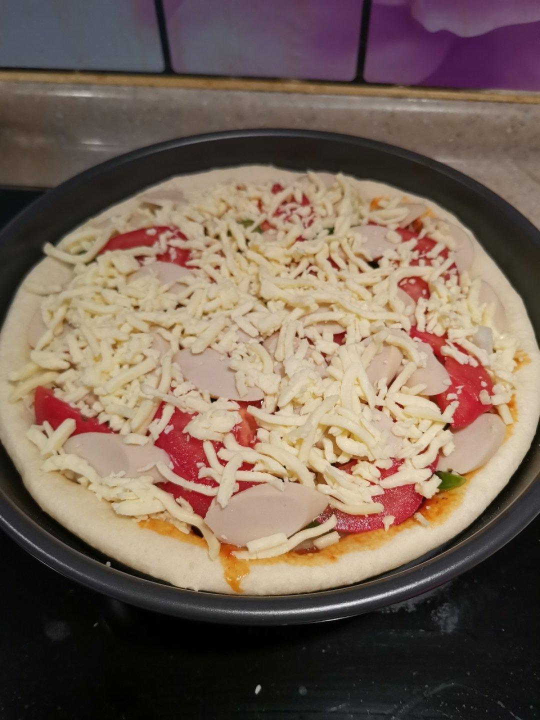 八寸披萨饼皮（四个）制作