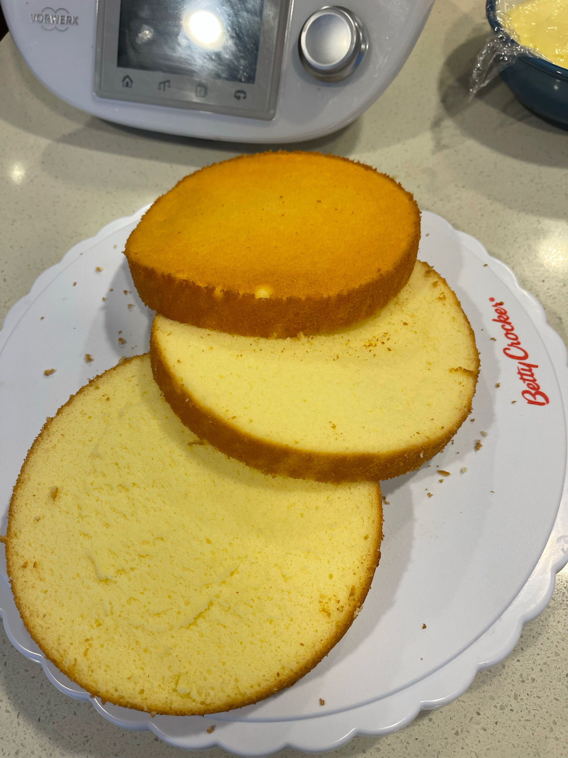 柠檬乳霜蛋糕 小美海绵蛋糕版的做法 步骤21