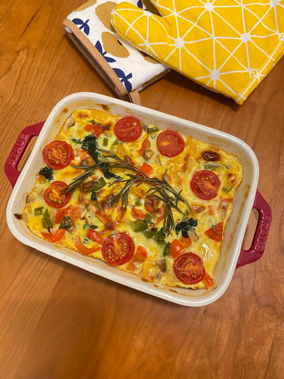 【健康三餐】培根菠菜红薯烘蛋