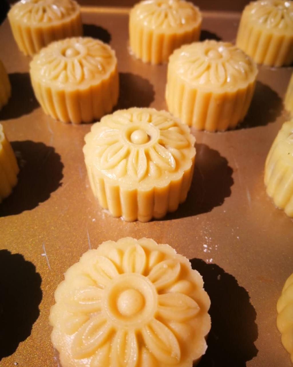 风中奇缘1287做的4种经典口味免回油快手台式月饼