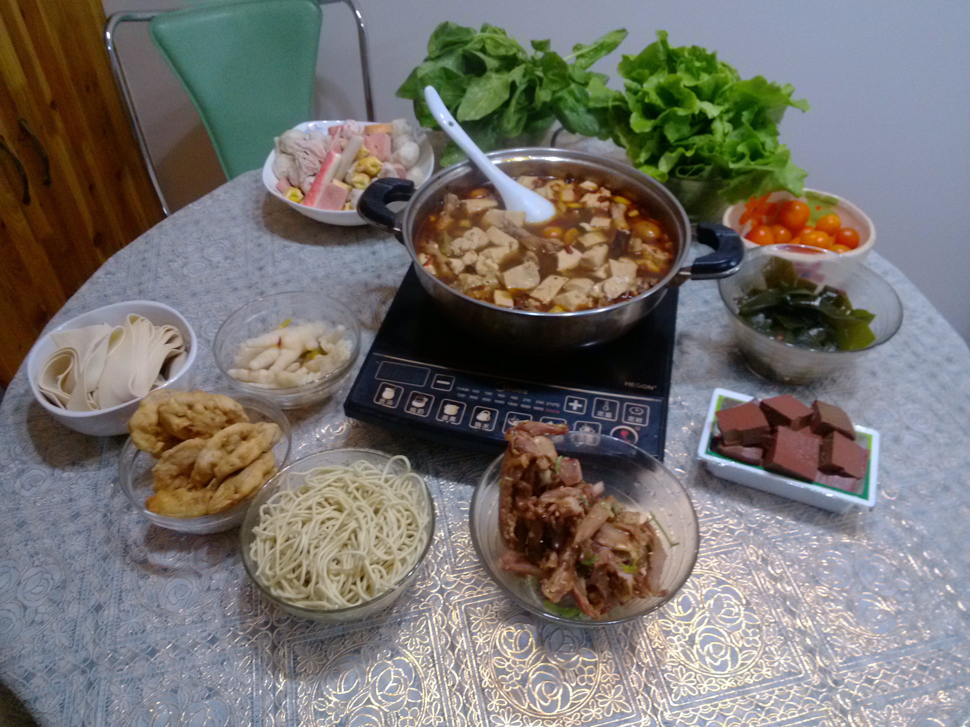 自制麻辣重庆火锅
