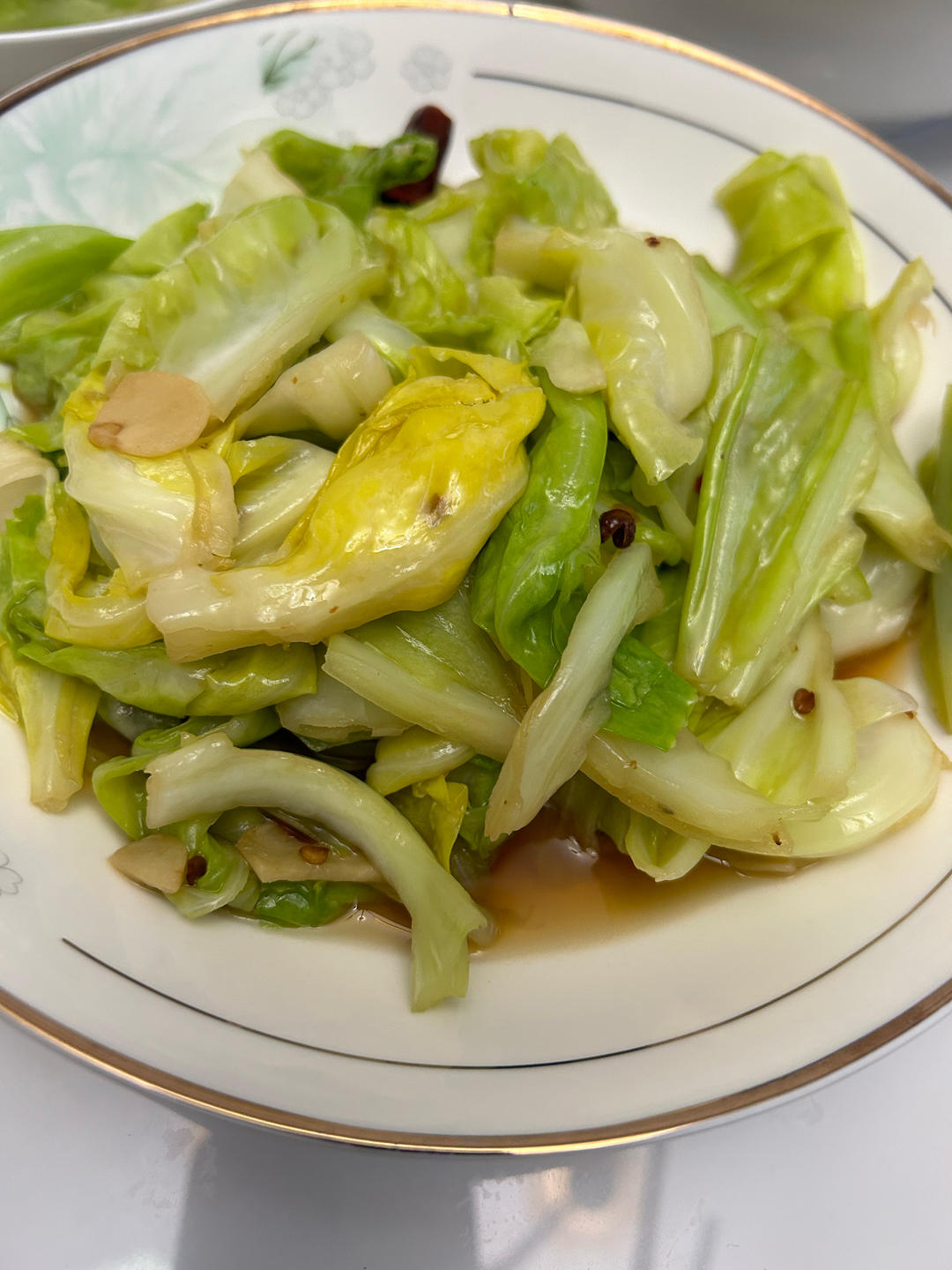 炝炒圆白菜（大头菜）