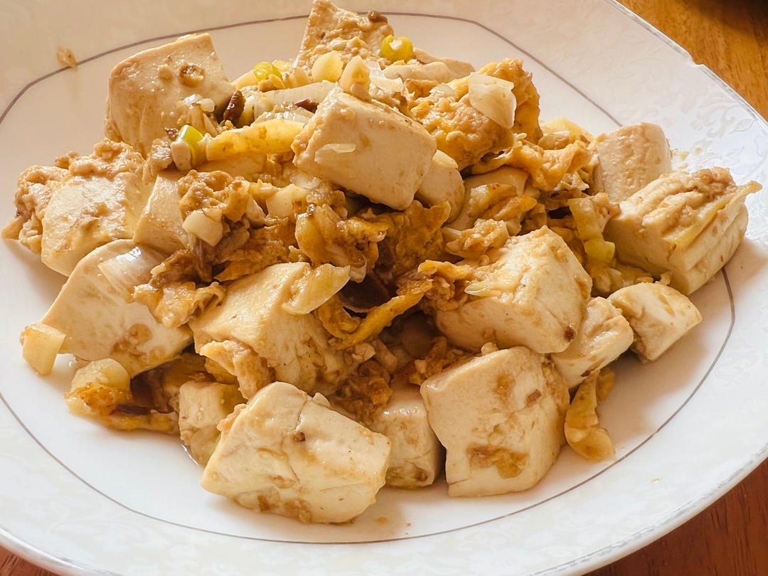 鸡蛋抱豆腐