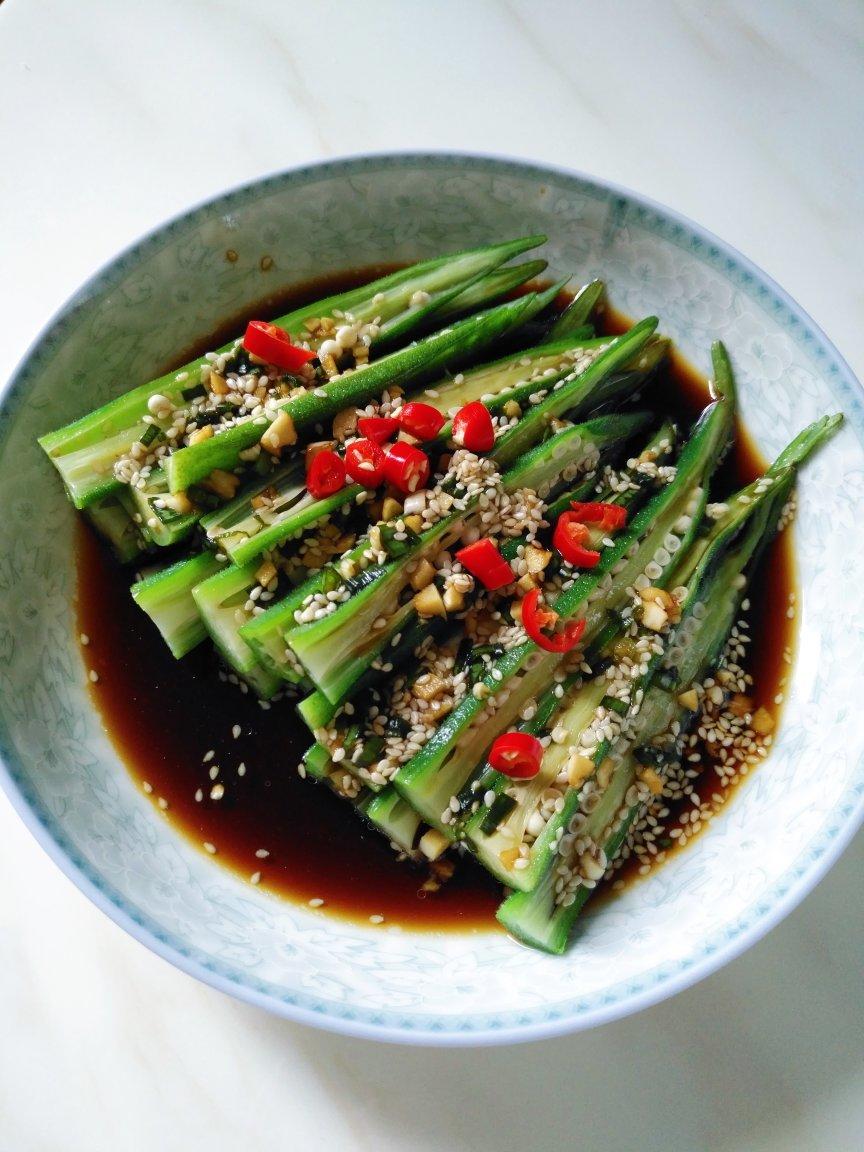 家常菜～蒜香秋葵