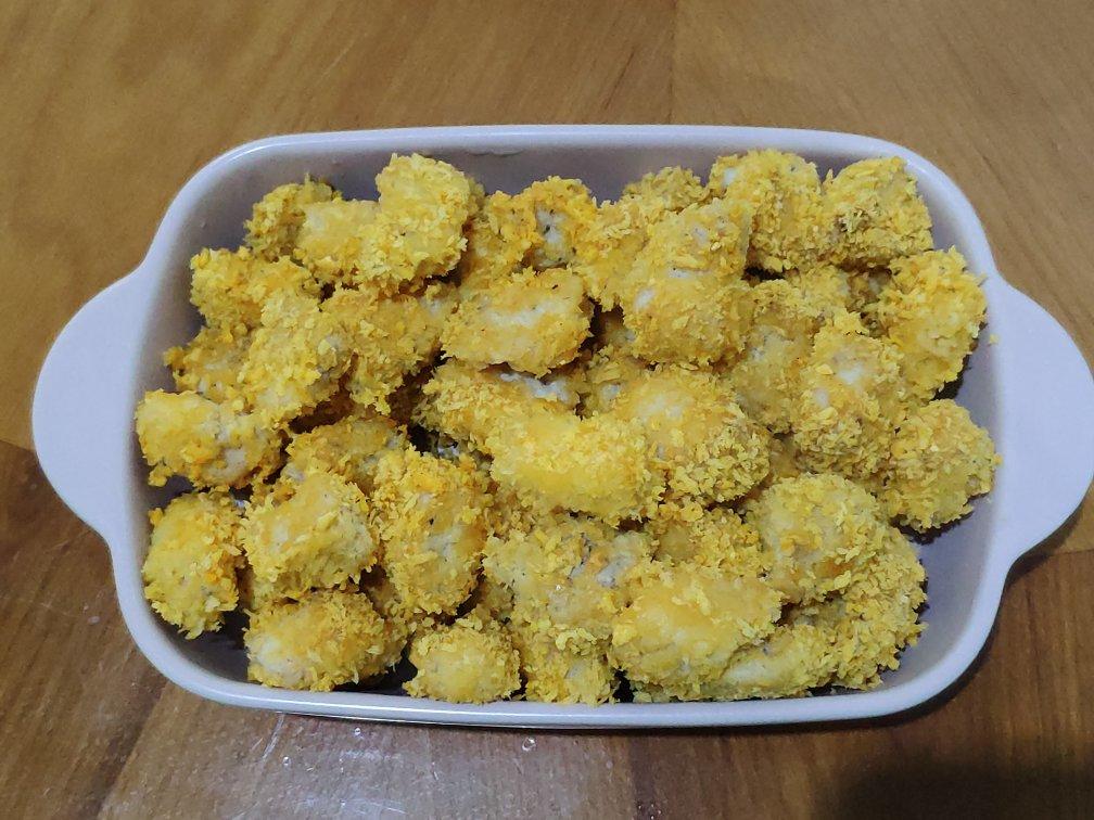 烤箱版劲爆鸡米花，非油炸