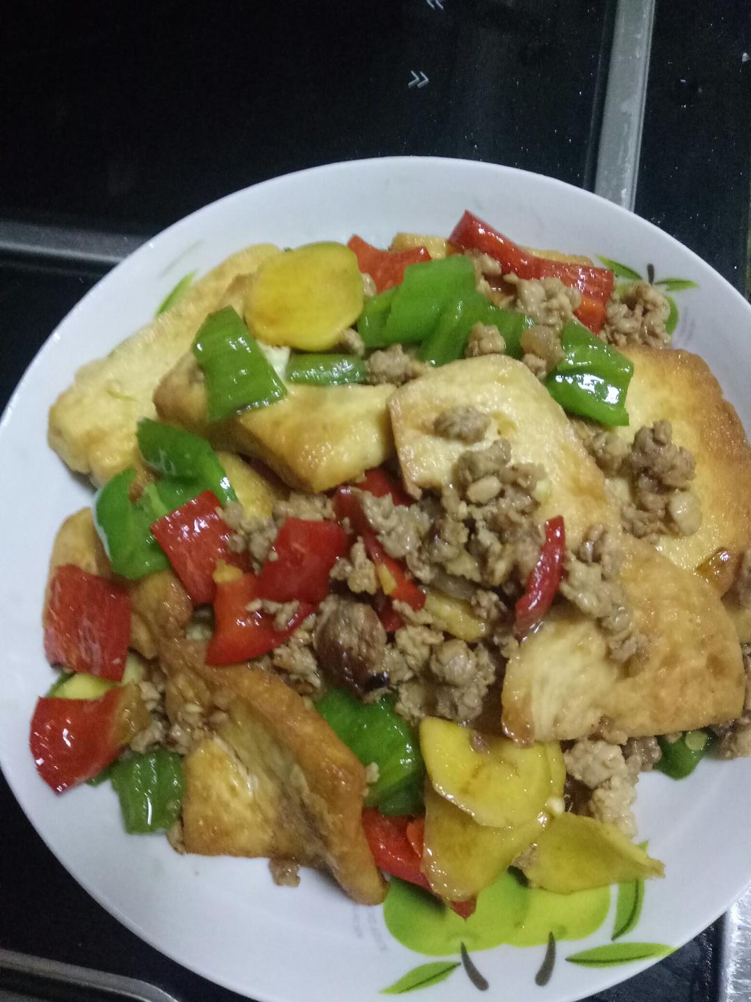 家常豆腐(彩椒版)