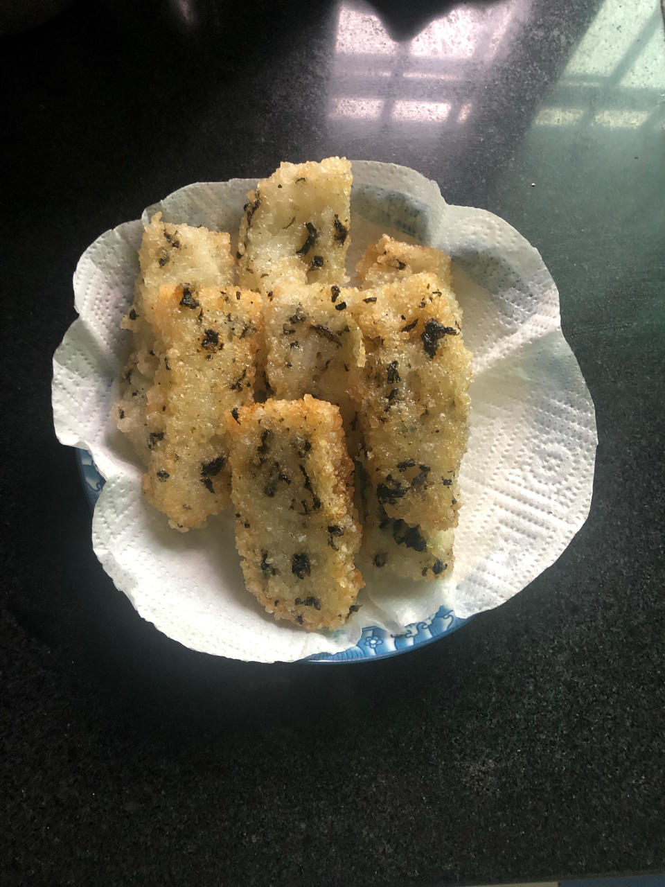 糯米糍粑---江南人叫它糍饭糕！