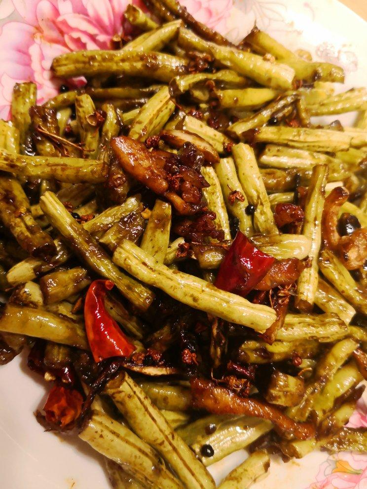 干煸豇豆（少油版）