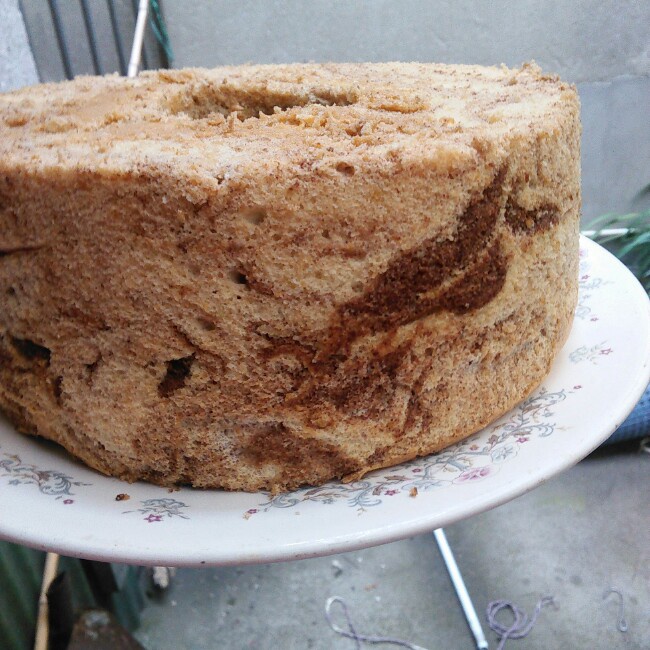 超q润黑糖肉桂戚风（17cm中空模）