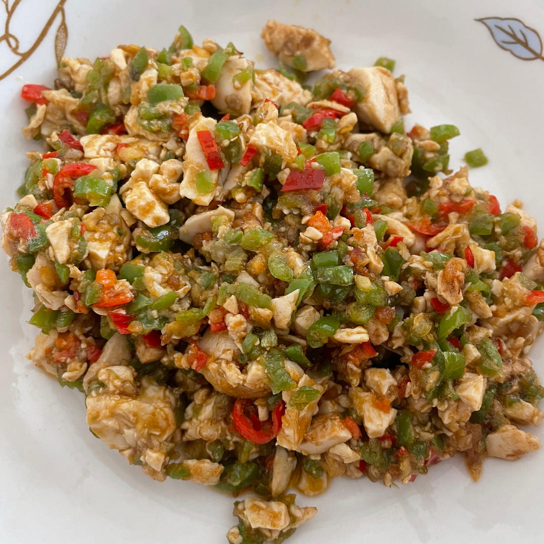 kiri22做的鬼火绿(辣椒炒咸鸭蛋)