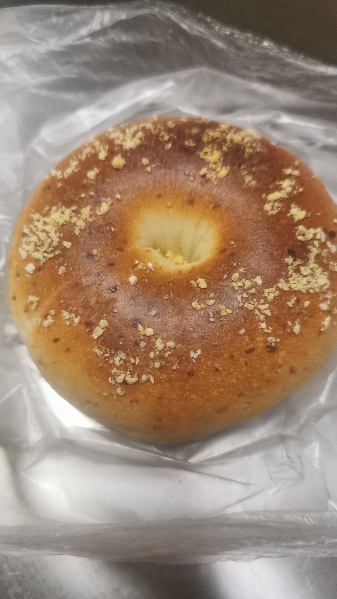 双倍芝士培根贝果