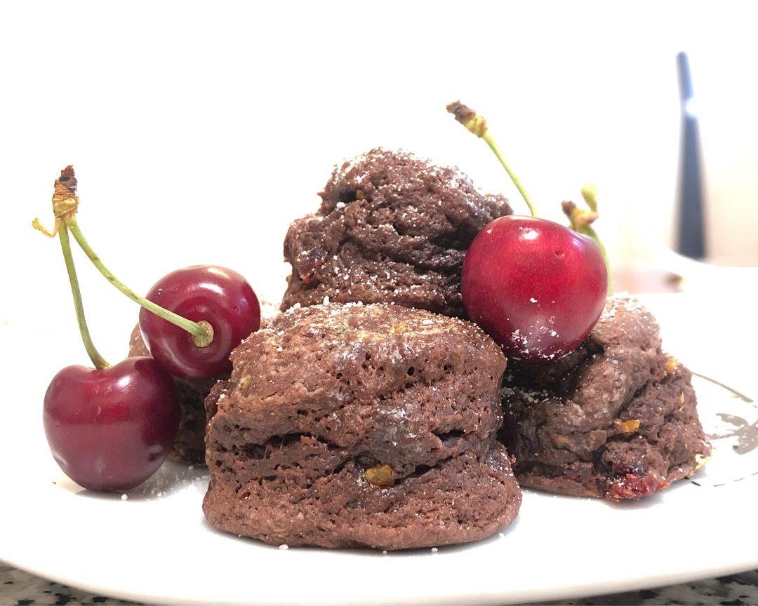 香橙朗姆酒巧克力司康