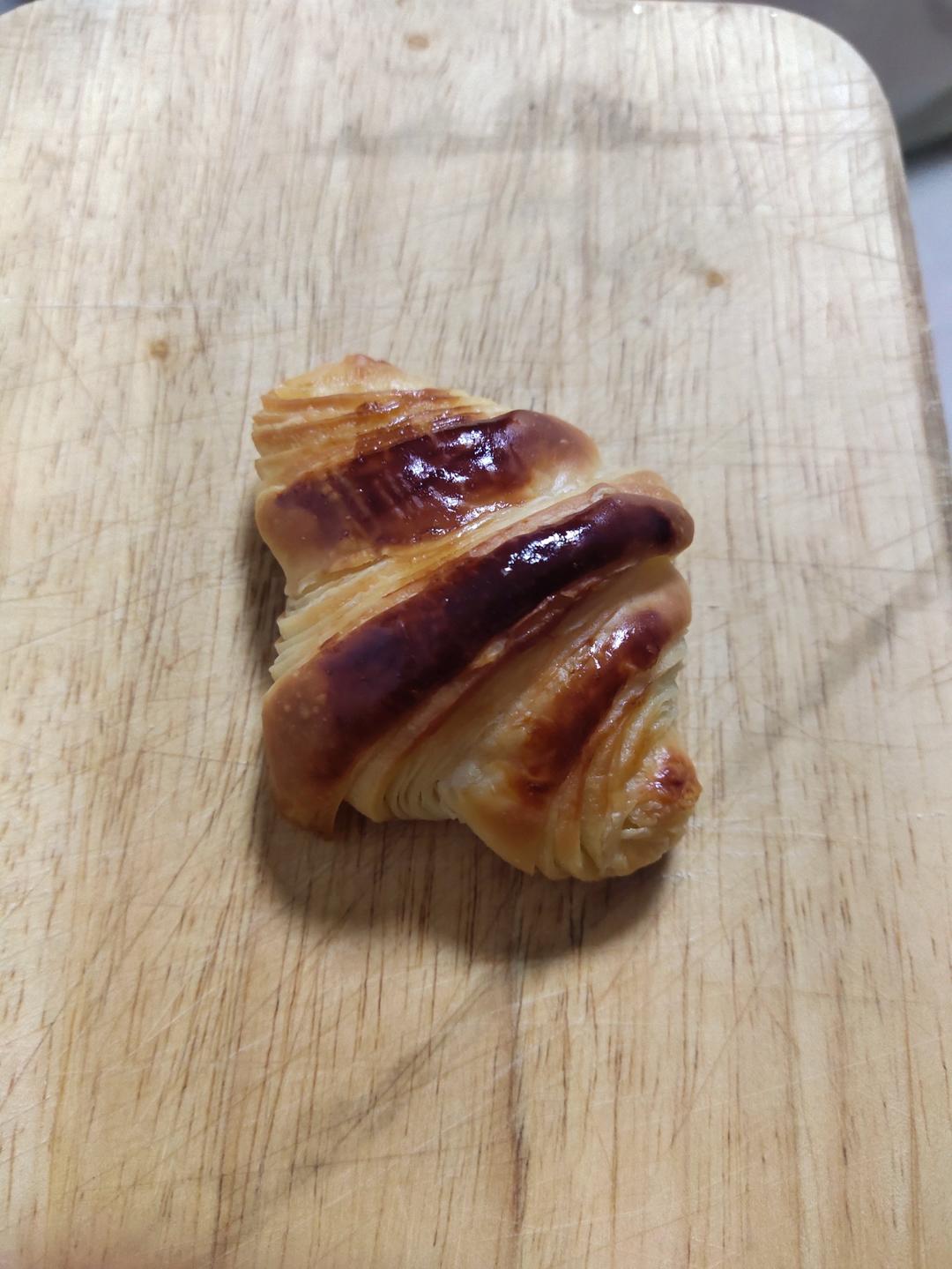 【小高姐】家庭制作牛角包 普通黄油 手工操作 经典蜂窝结构