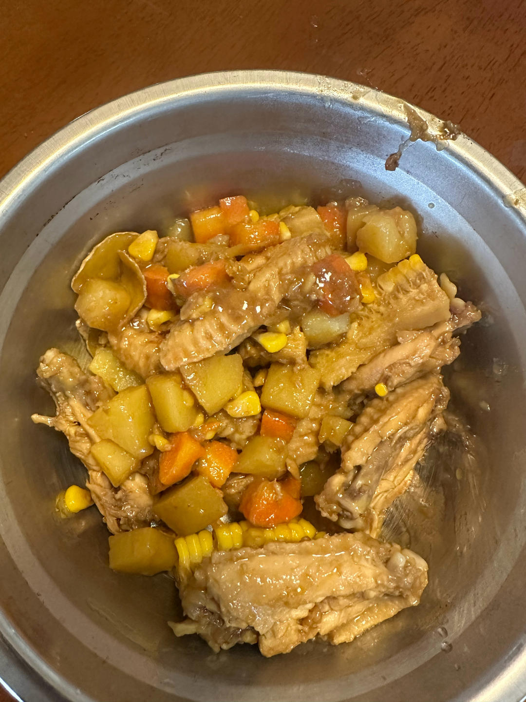 猛炫三碗饭的鸡翅煲