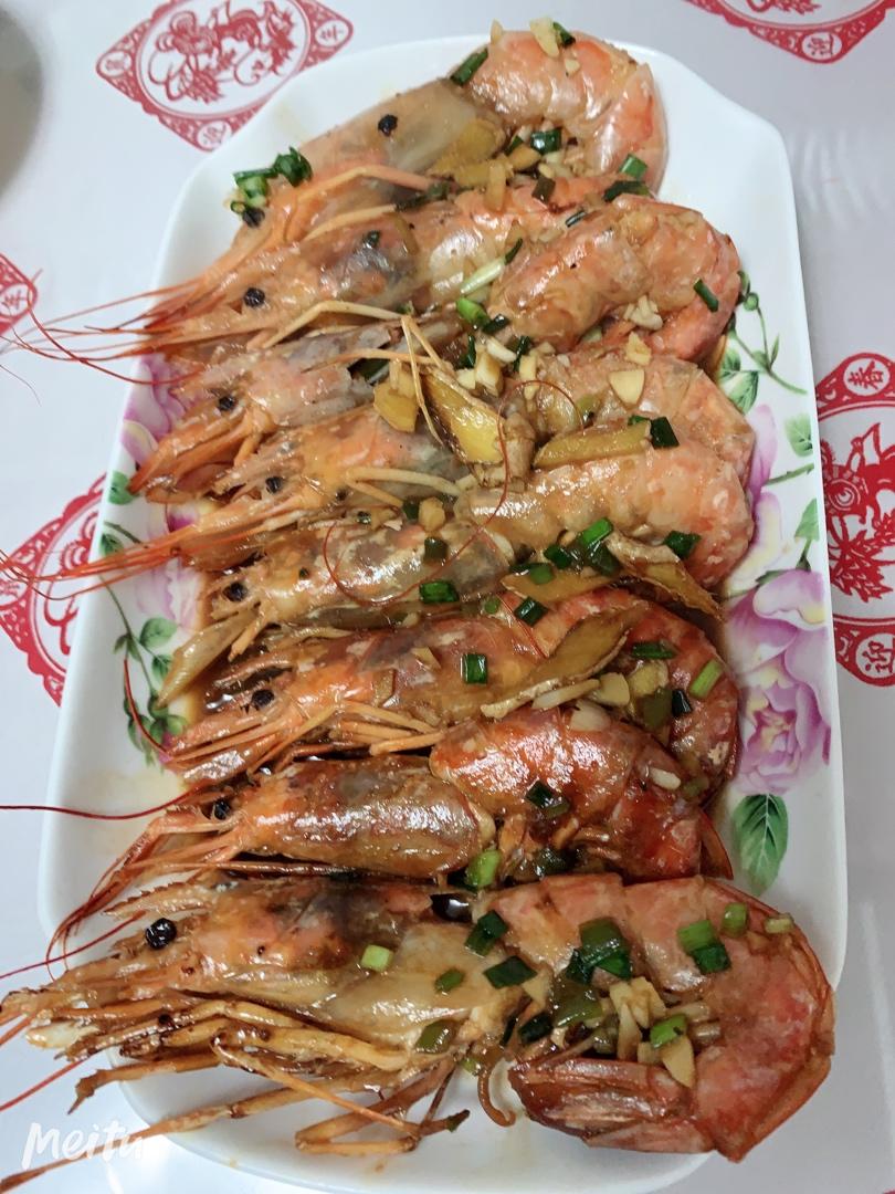 油焖阿根廷红虾