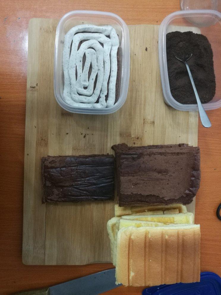 奥利奥咸奶油可可盒子蛋糕