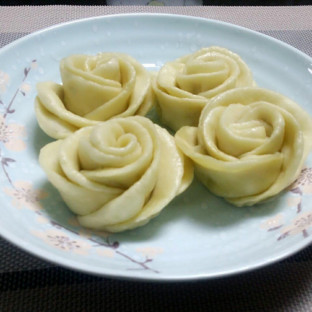 玫瑰花馒头
