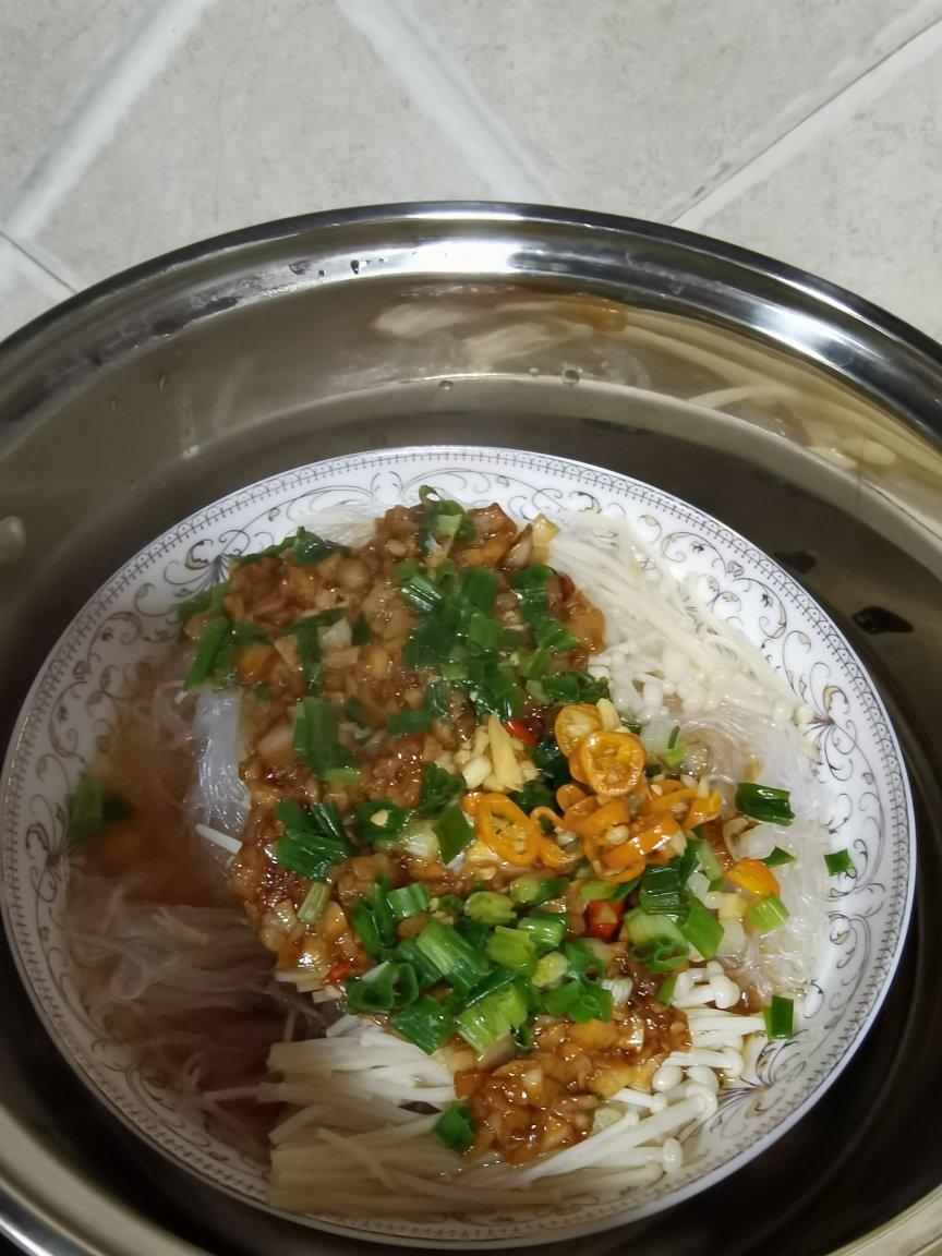 蒜蓉粉丝金针菇