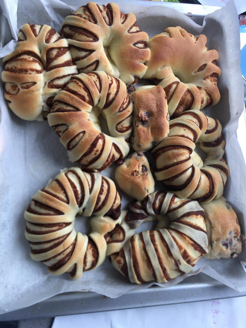 可爱红豆面包圈