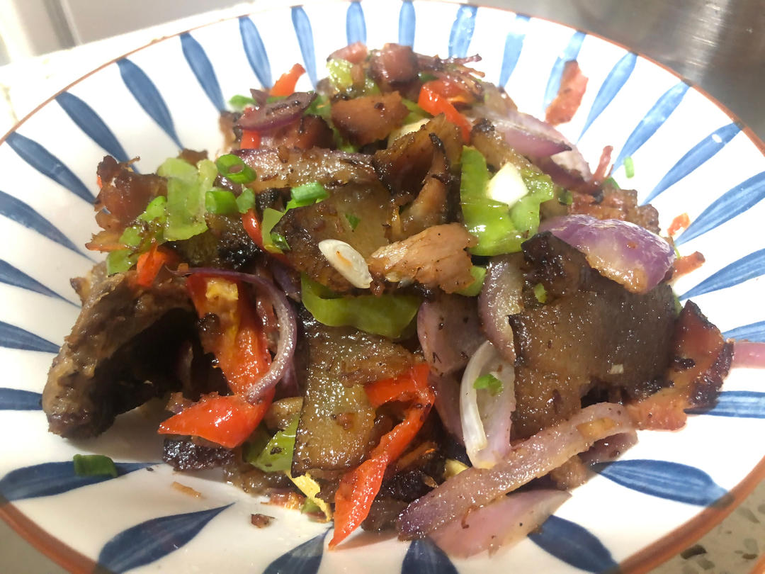 洋葱炒腊肉