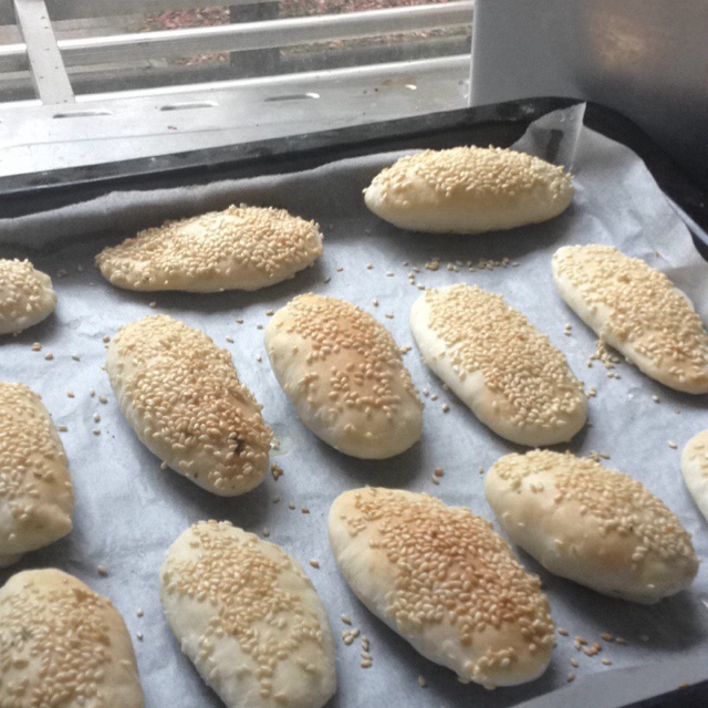 芝麻椒盐牛舌饼（北京小吃）