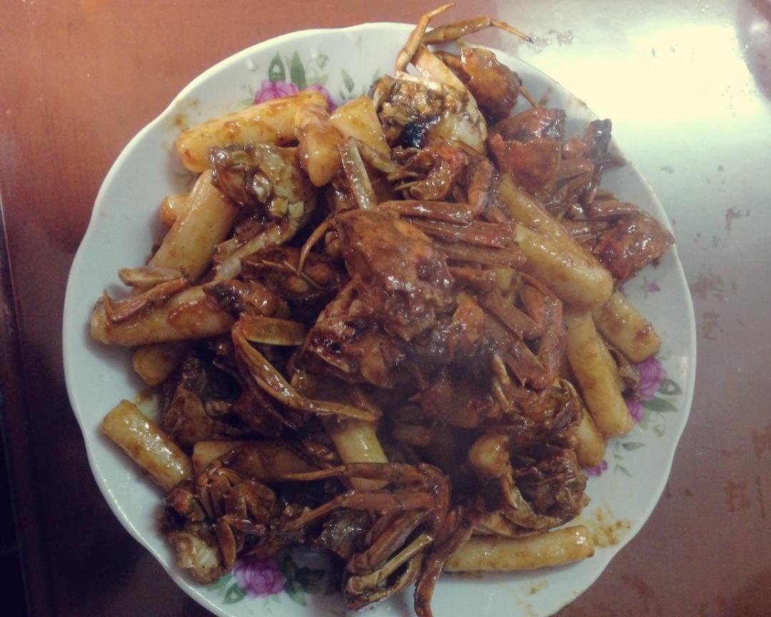 刘阿姨毛蟹年糕的做法