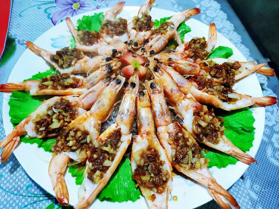蒜蓉粉丝蒸虾