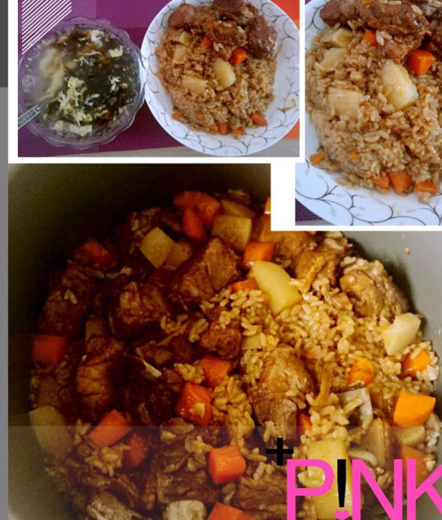 喷香排骨焖饭（爆好吃）