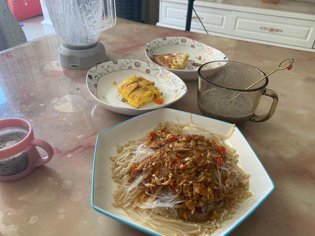 蒜蓉粉丝金针菇