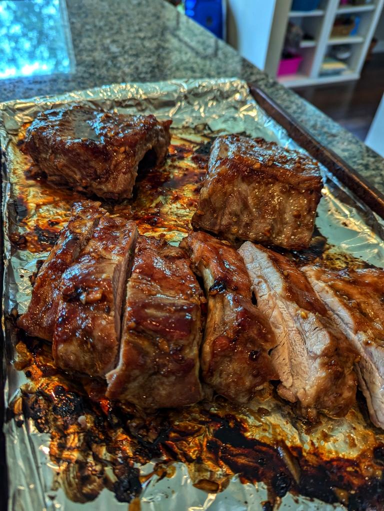 香到骨头里的蒜香排骨（烤箱）