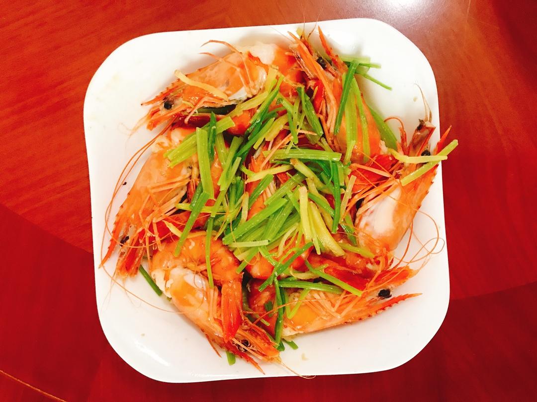 芹菜炒虾