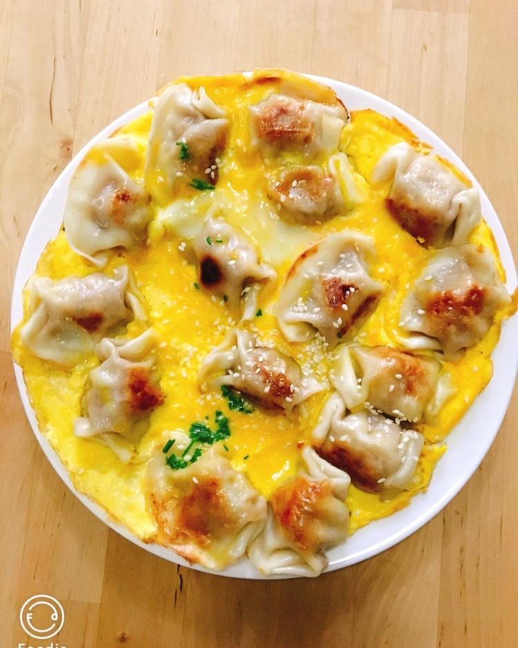 懒人快手抱蛋煎饺