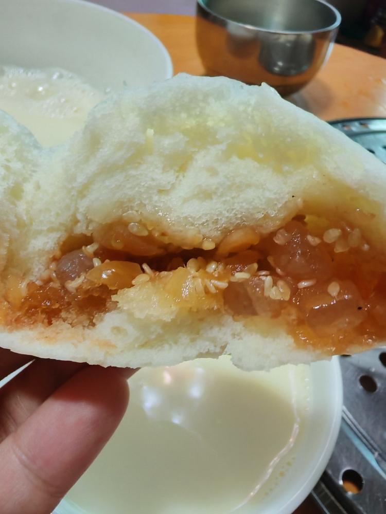 冰肉包里的冰肉（水晶包）