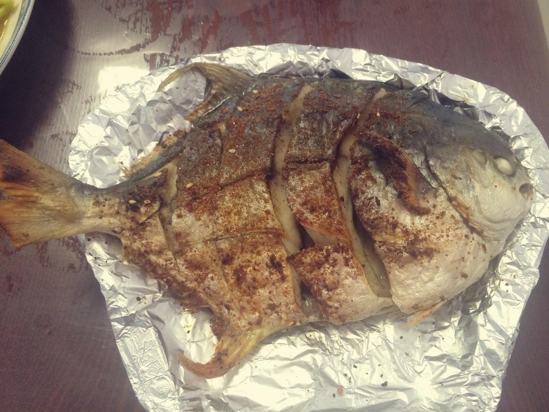 空气炸锅版烤鲳鱼