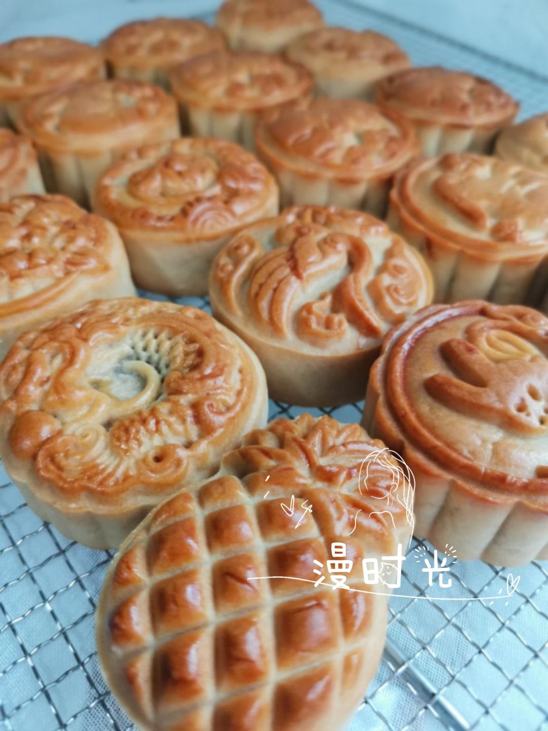 花纹立体的广式月饼皮