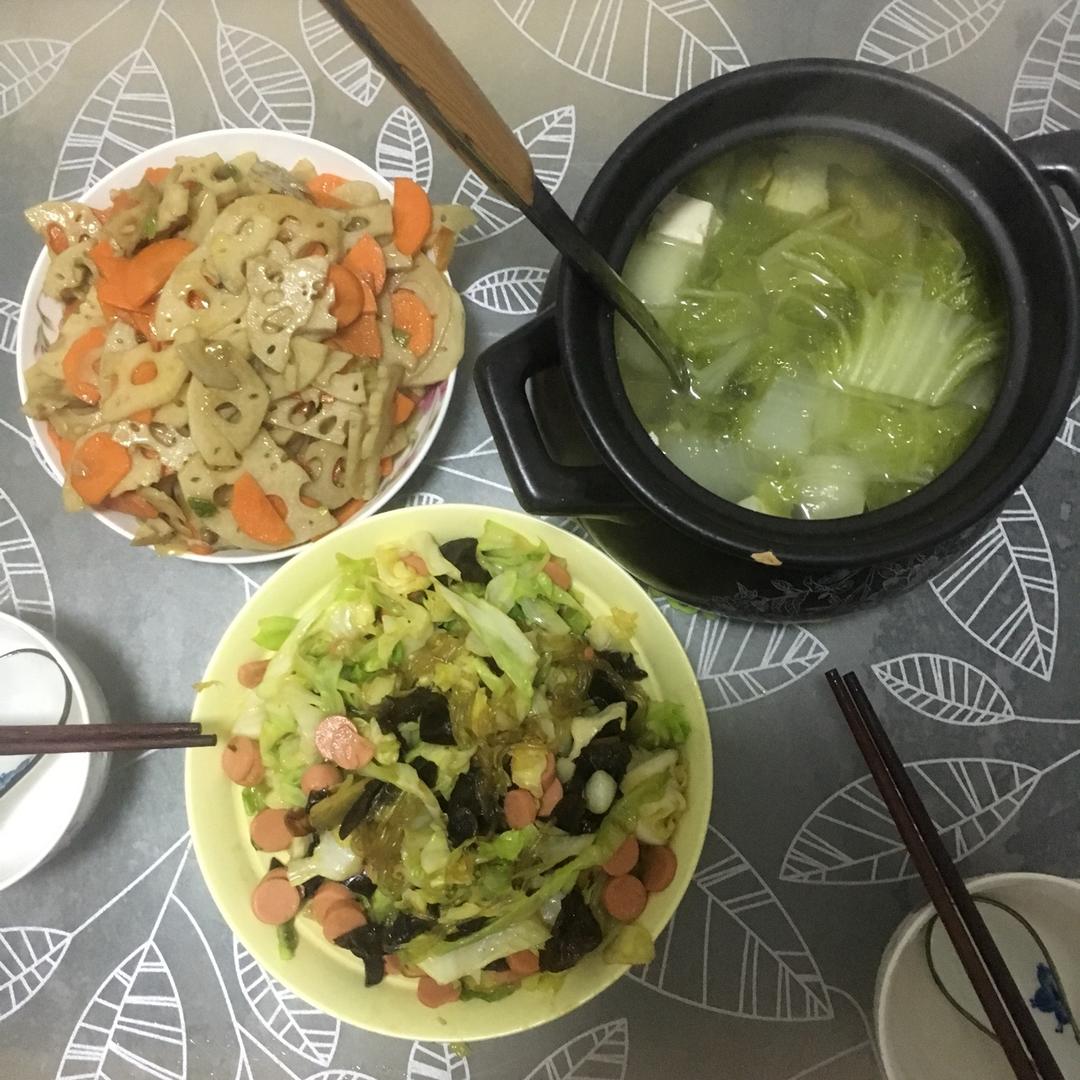 砂锅白菜豆腐