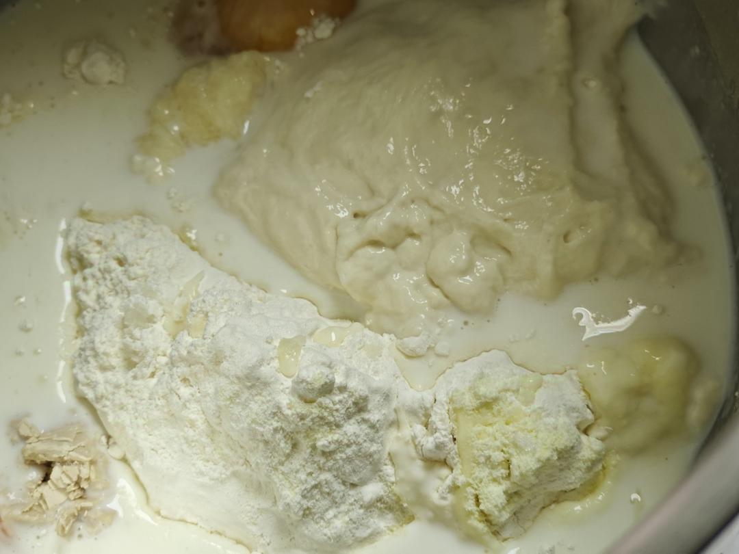 纯奶手撕吐司的做法 步骤1